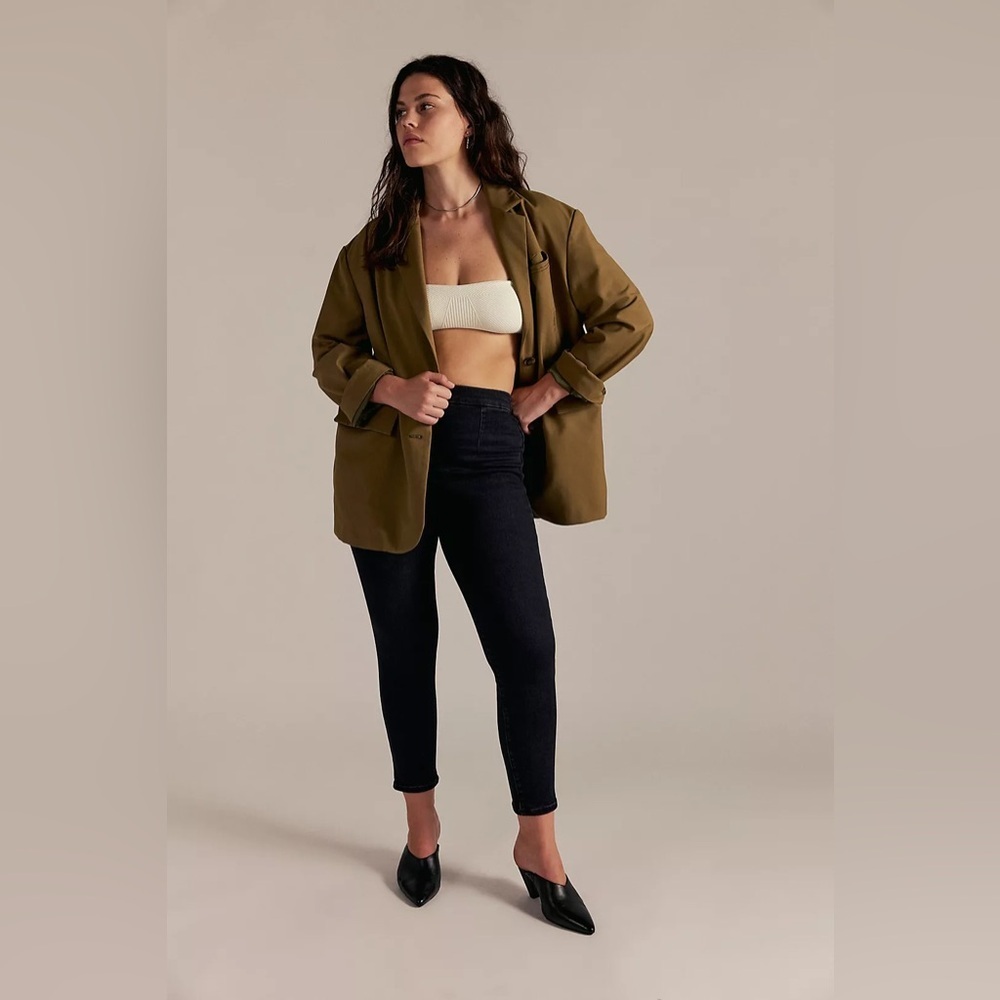 Free People Infinite Stretch Pull-On Skinny Jeans | Size 26 | Skyfall